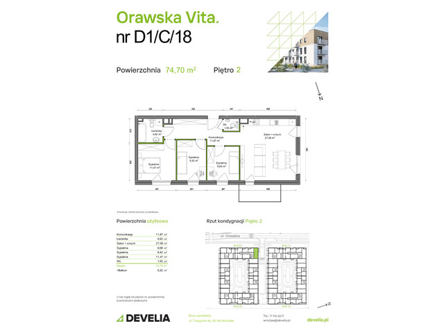 Mieszkanie w inwestycji Orawska Vita, symbol D1/C/18 » nportal.pl