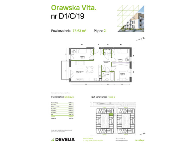 Mieszkanie w inwestycji Orawska Vita, symbol D1/C/19 » nportal.pl
