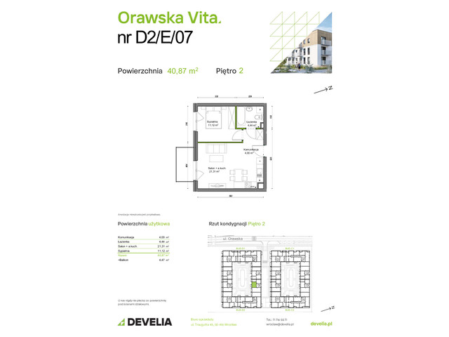 Mieszkanie w inwestycji Orawska Vita, symbol D2/E/07 » nportal.pl