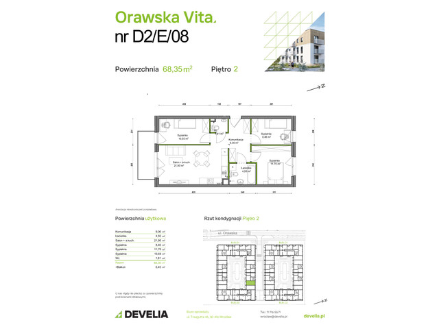 Mieszkanie w inwestycji Orawska Vita, symbol D2/E/08 » nportal.pl