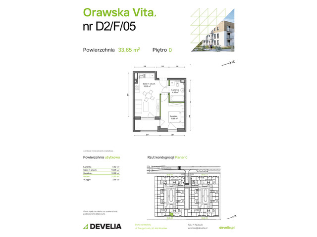 Mieszkanie w inwestycji Orawska Vita, symbol D2/F/05 » nportal.pl