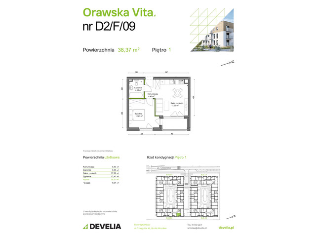 Mieszkanie w inwestycji Orawska Vita, symbol D2/F/09 » nportal.pl