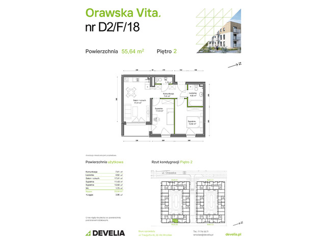 Mieszkanie w inwestycji Orawska Vita, symbol D2/F/18 » nportal.pl