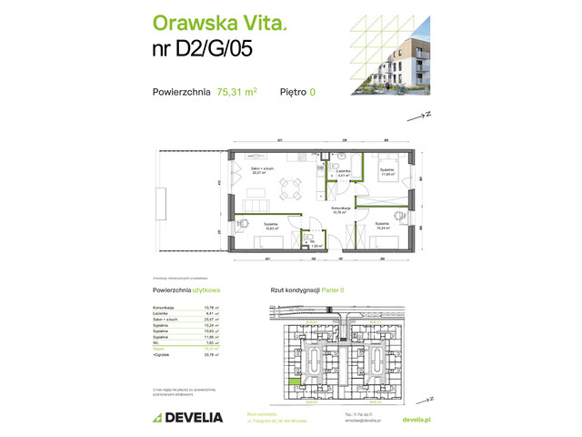 Mieszkanie w inwestycji Orawska Vita, symbol D2/G/05 » nportal.pl