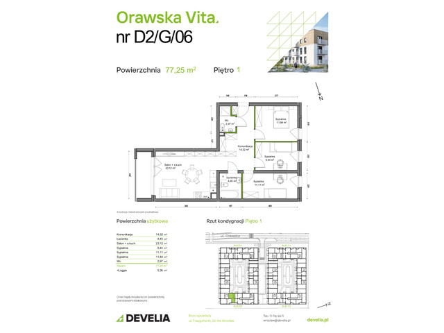 Mieszkanie w inwestycji Orawska Vita, symbol D2/G/06 » nportal.pl