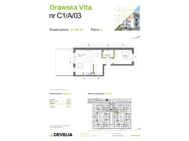 Mieszkanie w inwestycji Orawska Vita, symbol C1/A/03 » nportal.pl