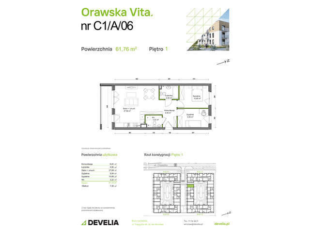 Mieszkanie w inwestycji Orawska Vita, symbol C1/A/06 » nportal.pl