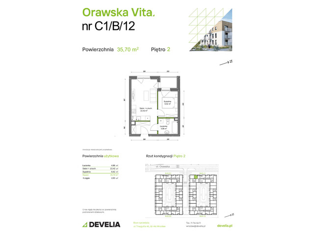 Mieszkanie w inwestycji Orawska Vita, symbol C1/B/12 » nportal.pl