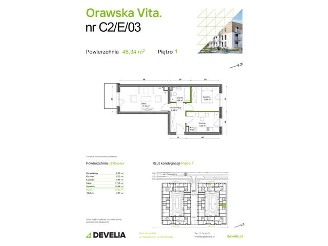 Mieszkanie w inwestycji Orawska Vita, symbol C2/E/03 » nportal.pl