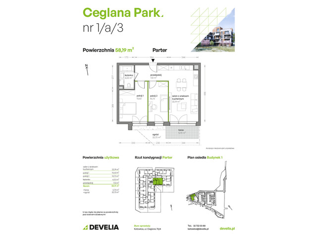Mieszkanie w inwestycji Ceglana Park, symbol B1/A/03 » nportal.pl