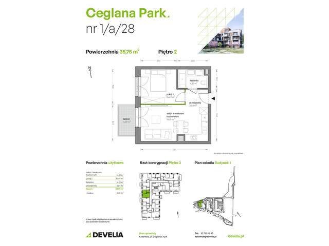 Mieszkanie w inwestycji Ceglana Park, symbol B1/A/28 » nportal.pl
