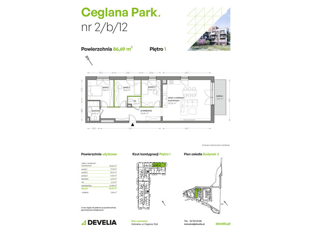 Mieszkanie w inwestycji Ceglana Park, symbol B2/B/12 » nportal.pl