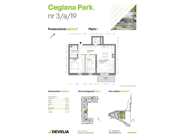 Mieszkanie w inwestycji Ceglana Park, symbol B3/A/19 » nportal.pl