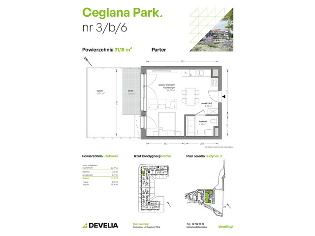 Mieszkanie w inwestycji Ceglana Park, symbol B3/B/06 » nportal.pl