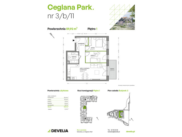 Mieszkanie w inwestycji Ceglana Park, symbol B3/B/11 » nportal.pl