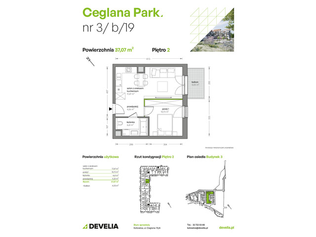 Mieszkanie w inwestycji Ceglana Park, symbol B3/B/19 » nportal.pl