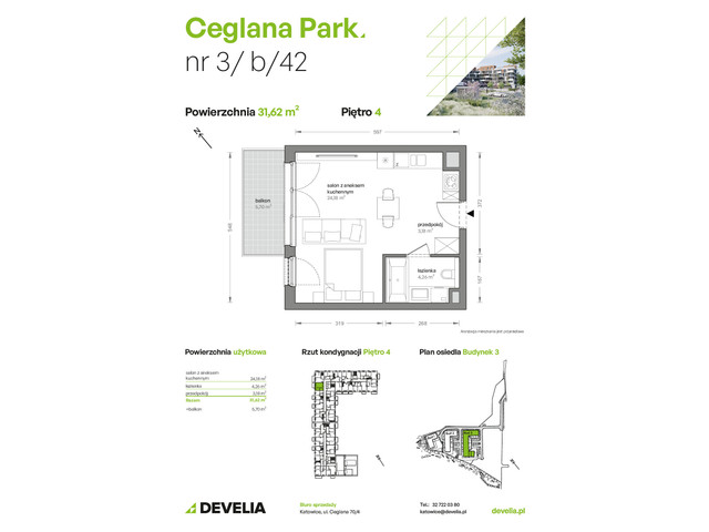 Mieszkanie w inwestycji Ceglana Park, symbol B3/B/42 » nportal.pl