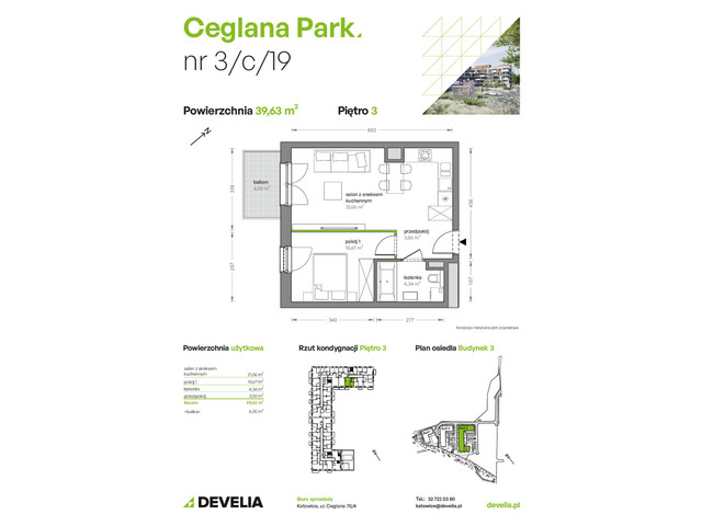Mieszkanie w inwestycji Ceglana Park, symbol B3/C/19 » nportal.pl