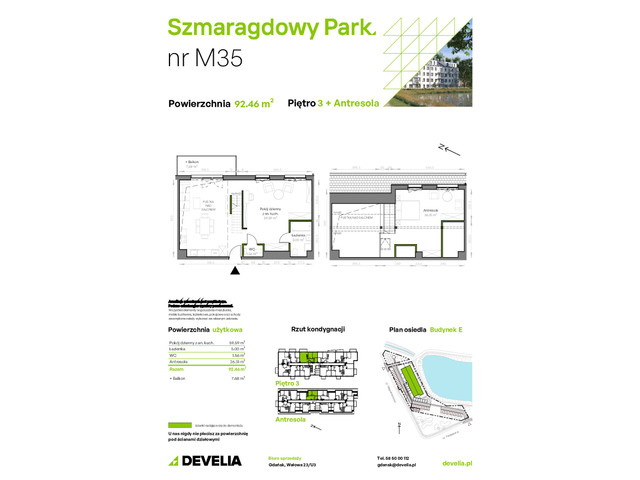 Mieszkanie w inwestycji Szmaragdowy Park, symbol E/035 » nportal.pl
