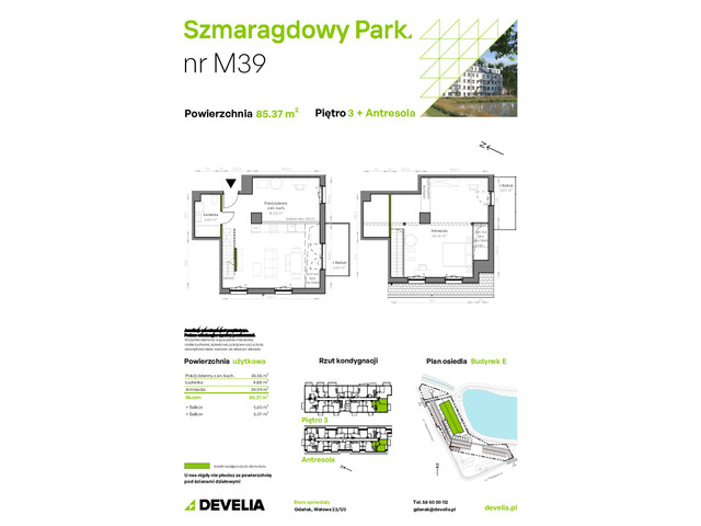 Mieszkanie w inwestycji Szmaragdowy Park, symbol E/039 » nportal.pl