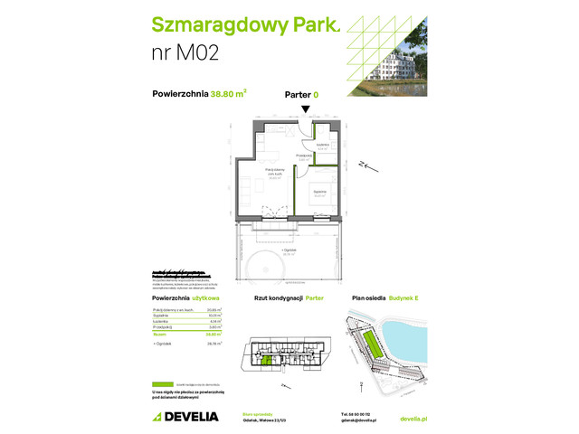 Mieszkanie w inwestycji Szmaragdowy Park, symbol E/002 » nportal.pl