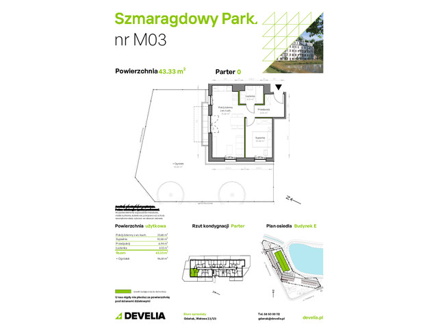 Mieszkanie w inwestycji Szmaragdowy Park, symbol E/003 » nportal.pl