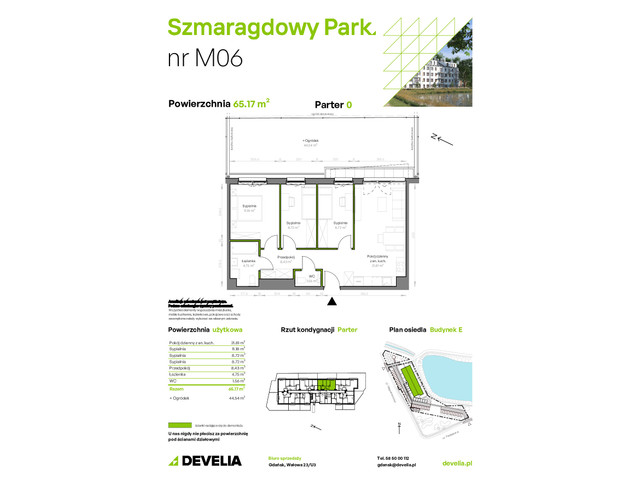 Mieszkanie w inwestycji Szmaragdowy Park, symbol E/006 » nportal.pl
