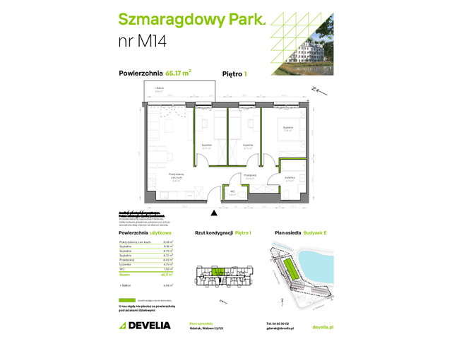 Mieszkanie w inwestycji Szmaragdowy Park, symbol E/014 » nportal.pl