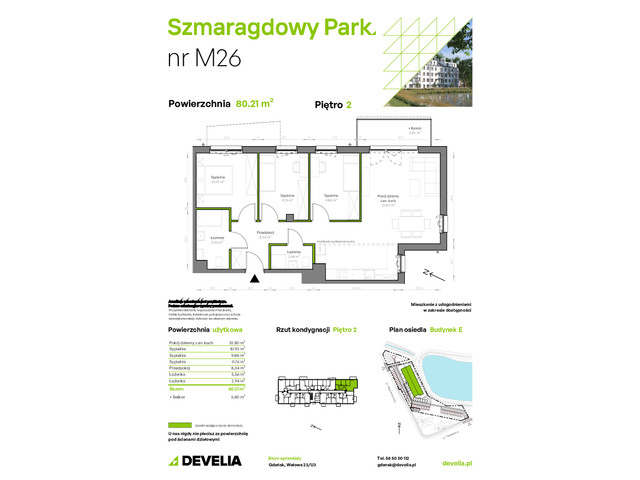 Mieszkanie w inwestycji Szmaragdowy Park, symbol E/026 » nportal.pl