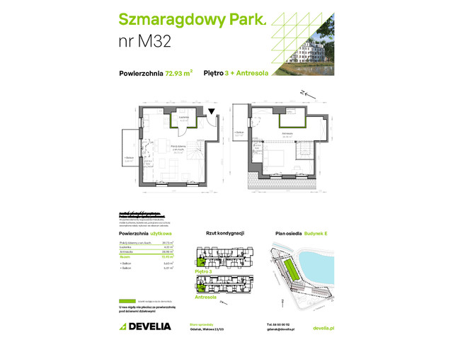 Mieszkanie w inwestycji Szmaragdowy Park, symbol E/032 » nportal.pl