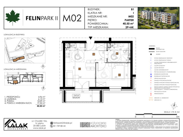 Mieszkanie w inwestycji Felin Park II, symbol B1_M2/P » nportal.pl