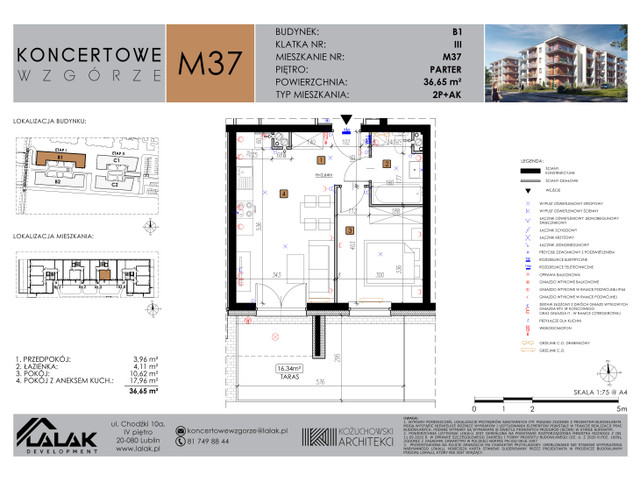 Mieszkanie w inwestycji Koncertowe Wzgórze, symbol B1_37 » nportal.pl