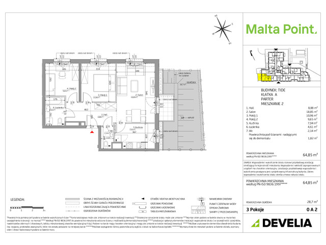 Mieszkanie w inwestycji Malta Point - Horizon i Zephir, symbol MP2-Tide-LM-0.A.2 » nportal.pl