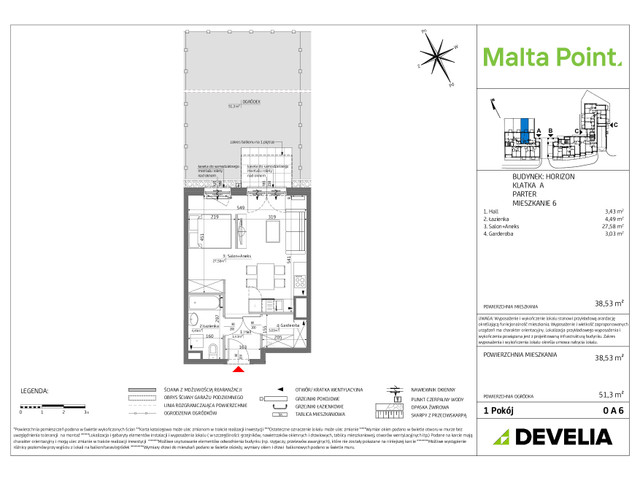 Mieszkanie w inwestycji Malta Point - Horizon i Zephir, symbol MP3-Horizon-LM-0A6 » nportal.pl