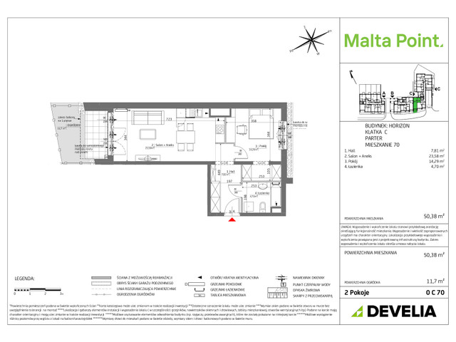 Mieszkanie w inwestycji Malta Point, symbol MP3-Horizon-LM-0C70 » nportal.pl