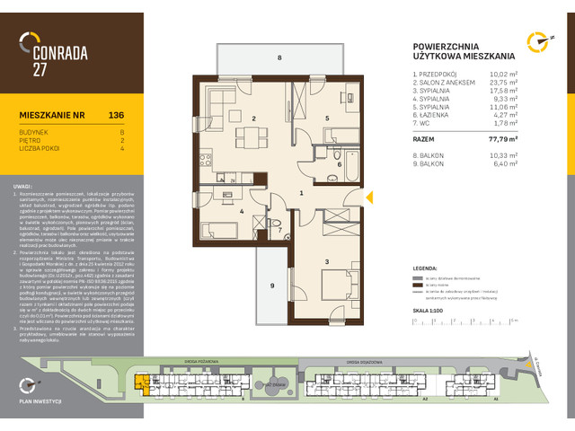 Mieszkanie w inwestycji Conrada 27, symbol C27-LM-B-136 » nportal.pl