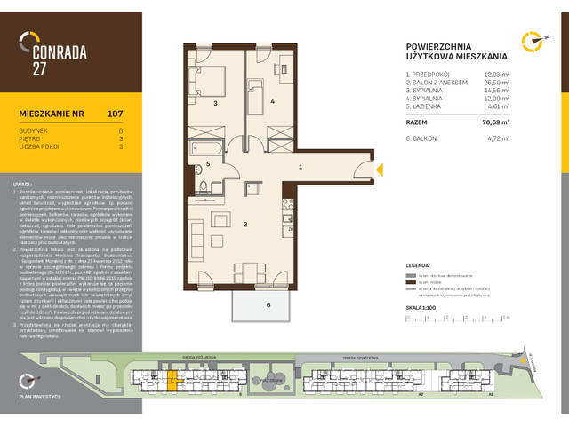 Mieszkanie w inwestycji Conrada 27, symbol C27-LM-B-107 » nportal.pl