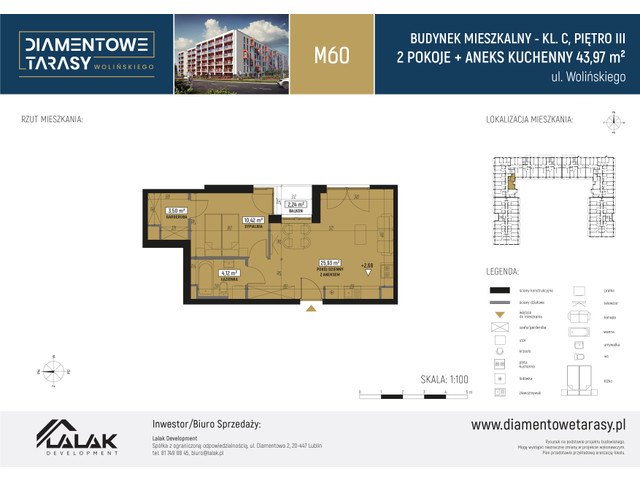 Mieszkanie w inwestycji Diamentowe Tarasy, symbol C_M60 » nportal.pl