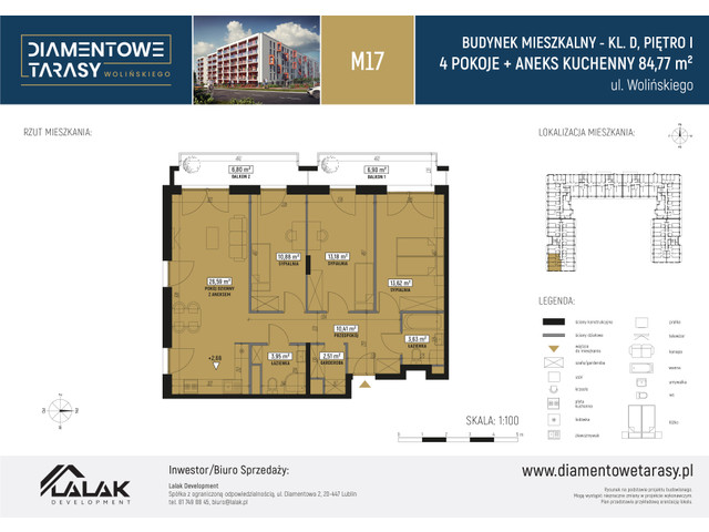 Mieszkanie w inwestycji Diamentowe Tarasy, symbol D_M17 » nportal.pl