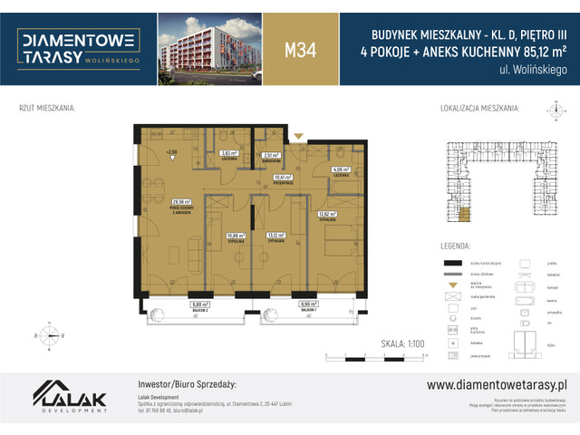 Mieszkanie w inwestycji Diamentowe Tarasy, symbol D_M34 » nportal.pl