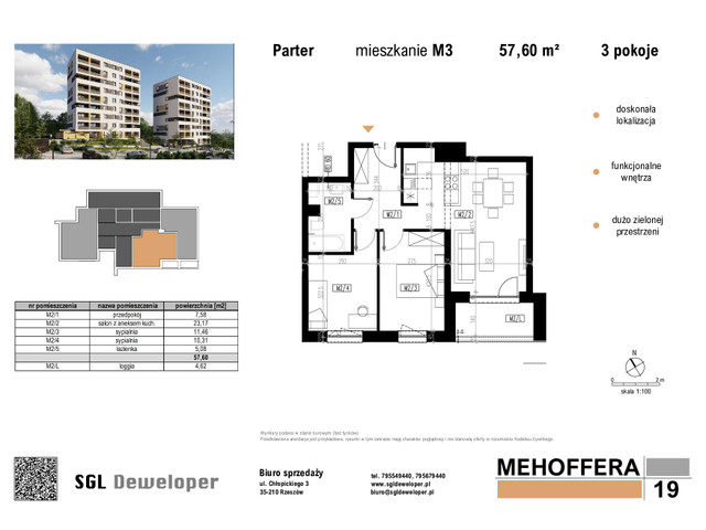 Mieszkanie w inwestycji Mehoffera19, symbol 2 » nportal.pl