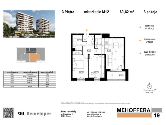 Mieszkanie w inwestycji Mehoffera19, symbol 12 » nportal.pl