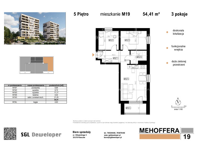 Mieszkanie w inwestycji Mehoffera19, symbol 19 » nportal.pl