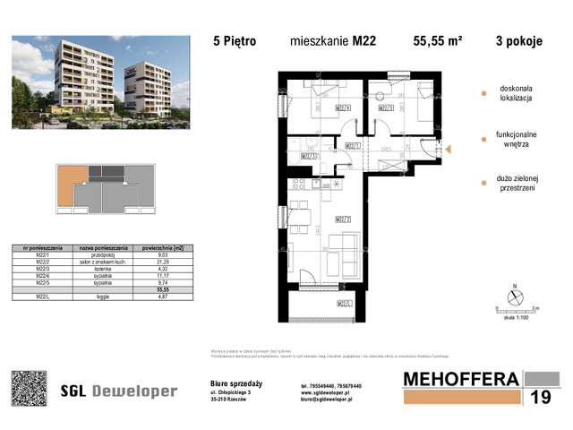 Mieszkanie w inwestycji Mehoffera19, symbol 22 » nportal.pl