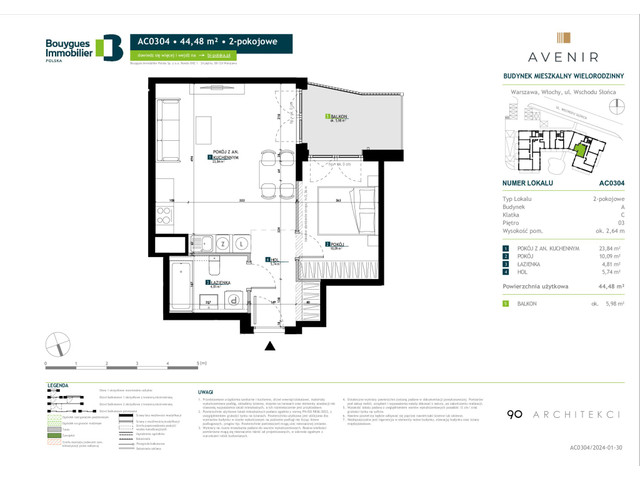 Mieszkanie w inwestycji Avenir, symbol AC0305 » nportal.pl