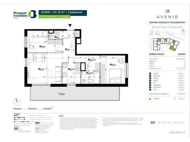 Mieszkanie w inwestycji Avenir, symbol AC0505 » nportal.pl