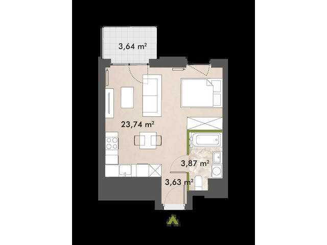 Mieszkanie w inwestycji XYZ Place, symbol 32/XY-F1.C.07.03 » nportal.pl