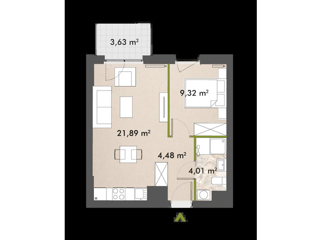 Mieszkanie w inwestycji XYZ Place, symbol 32/XY-F1.C.02.05 » nportal.pl