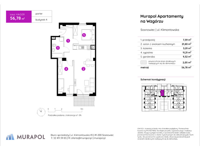 Mieszkanie w inwestycji Murapol Apartamenty Na Wzgórzu, symbol 4.A.0.09 » nportal.pl