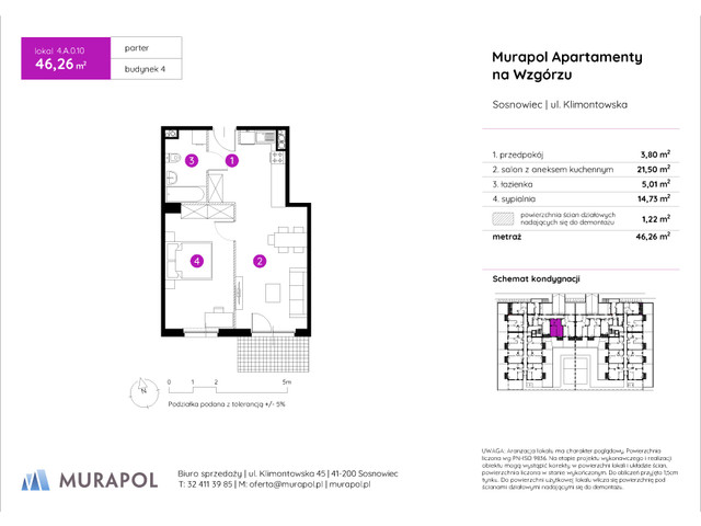Mieszkanie w inwestycji Murapol Apartamenty Na Wzgórzu, symbol 4.A.0.10 » nportal.pl